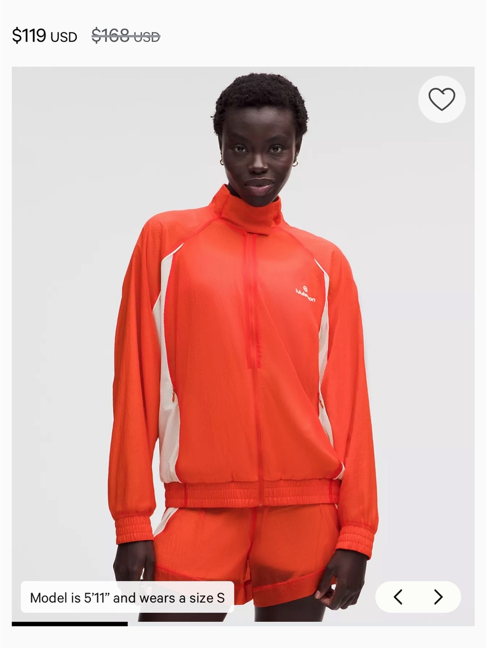 NWT! Lululemon License to Train Textured Nylon Jacket
Cherry ember 
SIZE M